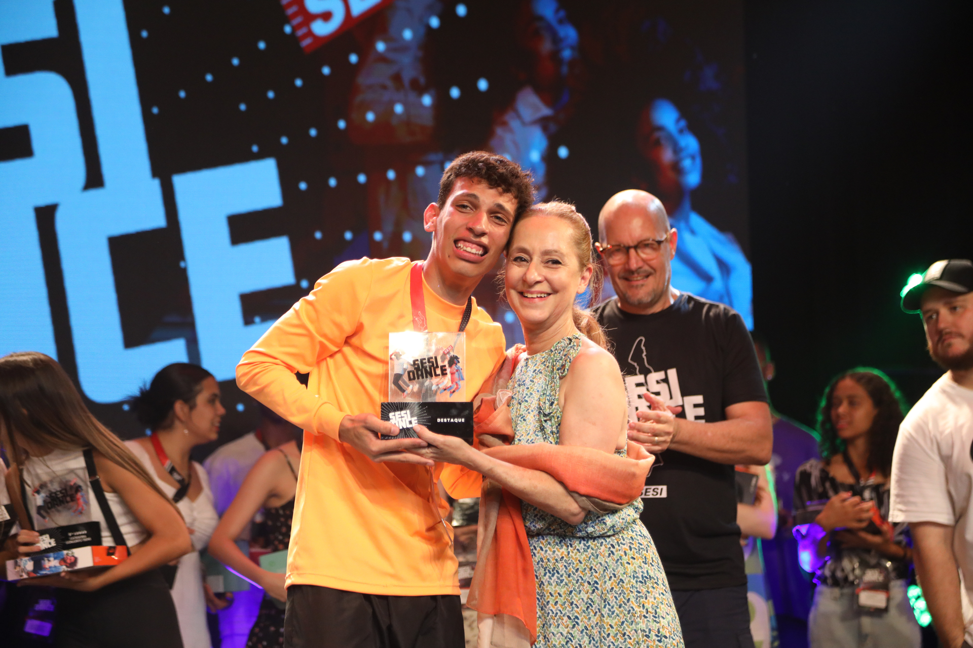 Premiação de melhor bailarino no SESI Dance 2023