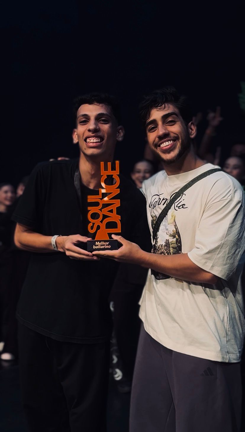 Troféu de melhor bailarino no Marília Dance Festival 2026